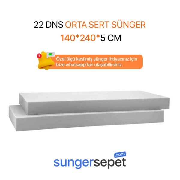 22 DNS 140*240*5cm Sünger